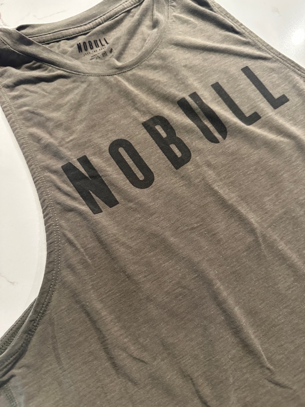 NOBULL Muscle Tank Olive Green - Picture 8 of 12